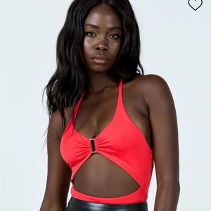 Princess Polly Madiha Bodysuit Red